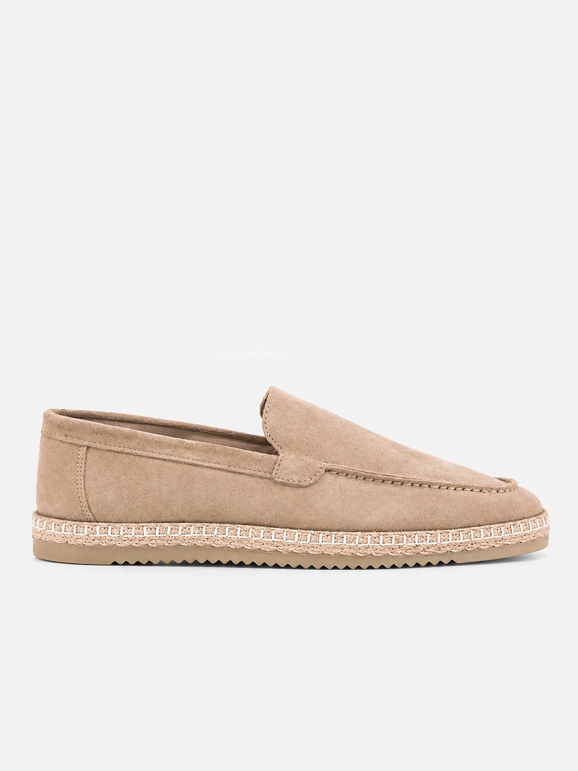 035 Beige - Leather Espadrille
